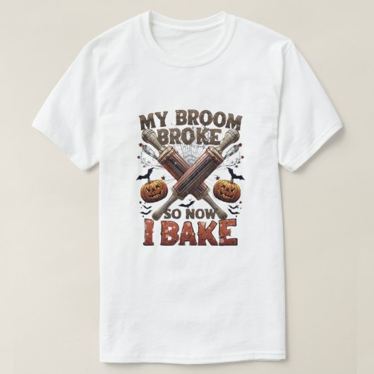 Mein Zimmer brach so jetzt ich backen - Funny Hall T-Shirt (Design vorne)