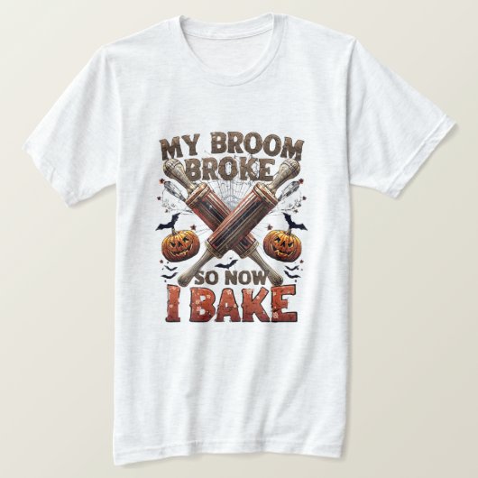 Mein Zimmer brach so jetzt ich backen - Funny Hall T-Shirt (Design vorne)