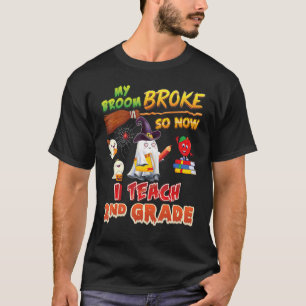 Mein Zimmer brach so, jetzt lehre ich Halloween de T-Shirt