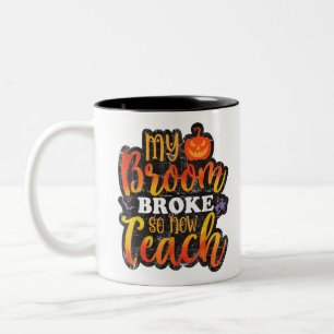 Mein Zimmer brach so, jetzt lehre sich sonnige Hal Zweifarbige Tasse