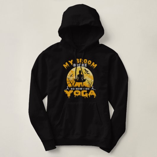 Mein Zimmer brach so, jetzt tue ich Yoga Hexen Hap Hoodie (Design vorne)