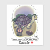 Mein Zimmer-Kleideraufkleber Aufkleber (Blatt)