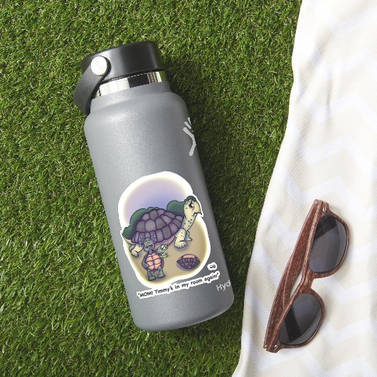 Mein Zimmer-Kleideraufkleber Aufkleber (HydroFlask Insitu)