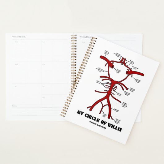Mein Zirkel der Willis Arteries Anatomischer Spaß Planer (Anzeige)