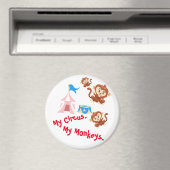 Mein Zirkus. Meine Affen. Magnet (In Situ (Geschirrspüler))