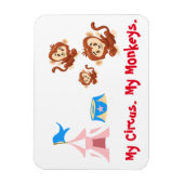 Mein Zirkus. Meine Affen. Magnet (Vertikal)