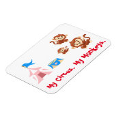 Mein Zirkus. Meine Affen. Magnet (Linke Seite)