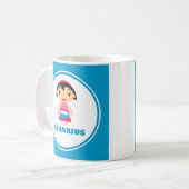 Mein Zodiac-Zeichen ist Aquarius Kaffeetasse (Vorderseite Links)