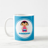 Mein Zodiac-Zeichen ist Aquarius Kaffeetasse (Links)