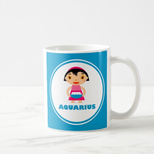 Mein Zodiac-Zeichen ist Aquarius Kaffeetasse (Rechts)