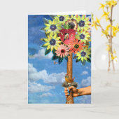 MEIN ZUHAUSE TREE KARTE (Gelbe Blume)