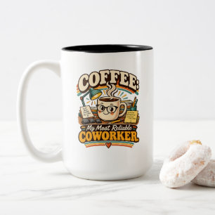 Mein zuverlässigster Kollege Zweifarbige Tasse