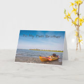 MEIN ZWEI BRUDER UND MEIN "BESTER FREUND AUCH" KARTE (Gelbe Blume)