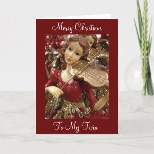 MEIN ZWEIMAL, BEST FREUND/ONE KANN ICH AUF CHRISTM FEIERTAGSKARTE