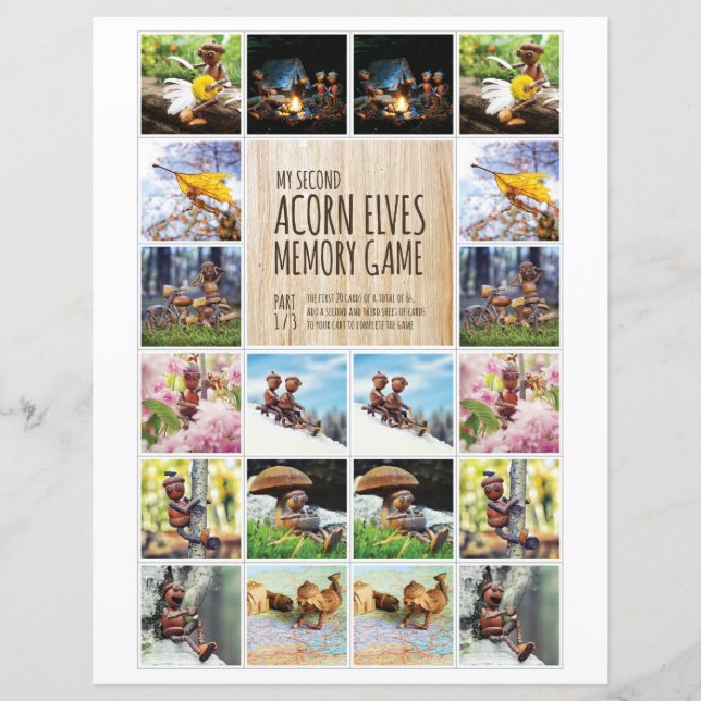 Mein zweites Acorn Elves Memory Game 1/3 (Vorderseite)