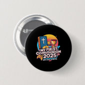 Meine 1. Erstkommunion 2025 Videospiel-Controller Button (Vorne & Hinten)