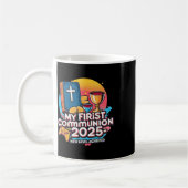 Meine 1. Erstkommunion 2025 Videospiel-Controller Kaffeetasse (Links)