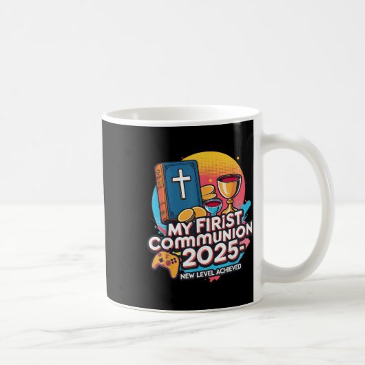 Meine 1. Erstkommunion 2025 Videospiel-Controller Kaffeetasse (Rechts)