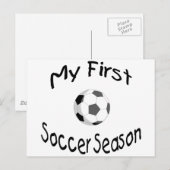 Meine 1. Fußballsaison Postkarte (Vorne/Hinten)