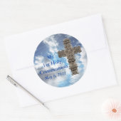 Meine 1. heilige Kommunion-Stickers Runder Aufkleber (Umschlag)