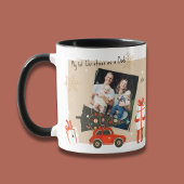 Meine 1. Weihnachtsfeier als Vater Foto Winterferi Tasse