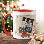 Meine 1. Weihnachtsfeier als Vater Foto Winterferi Tasse