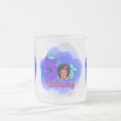Meine 5. Geburtstagsmermaid Mattglastasse (Mittel)