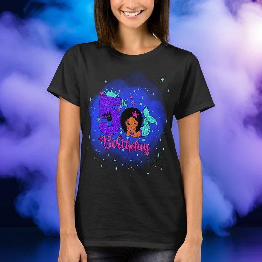 Meine 5. Geburtstagsmermaid T-Shirt