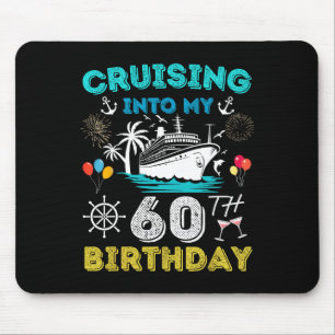 Meine 60. Geburtstags-Kreuzfahrt 60 Jahre alt Mousepad