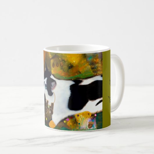 Meine 9 Felines "Daffy" Kaffeetasse (VorderseiteRechts)