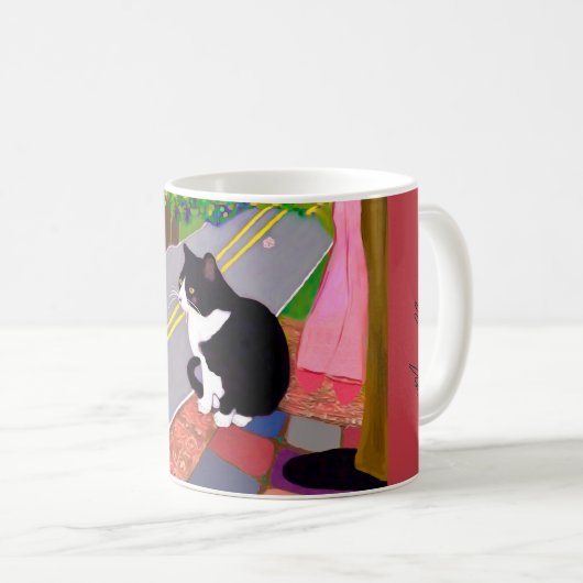Meine 9 Felines "Gracie Coffee Tasse" Kaffeetasse (VorderseiteRechts)