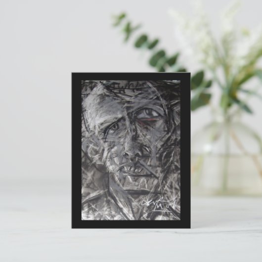 meine Ablehnung Postkarte (Stehend Vorderseite)