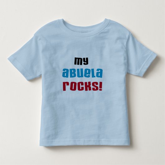 Meine Abuela Rocks T - Shirt und Geschenke (Vorderseite)