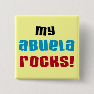 Meine Abuela Rocks T - Shirt und Geschenke Button