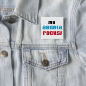 Meine Abuela Rocks T - Shirt und Geschenke Button (Beispiel)