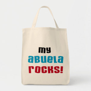Meine Abuela Rocks T - Shirt und Geschenke Tragetasche
