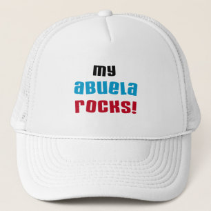 Meine Abuela Rocks T - Shirt und Geschenke Truckerkappe