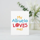 Meine Abuelo-Lieben Ich Shirts und Geschenke Postkarte (Stehend Vorderseite)