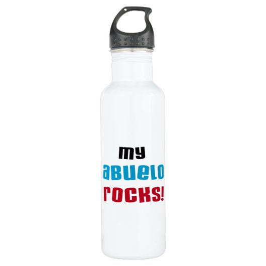 Meine Abuelo Rocks Edelstahlflasche (Vorderseite)