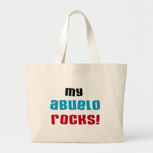 Meine Abuelo Rocks T - Shirt und Geschenke Jumbo Stoffbeutel
