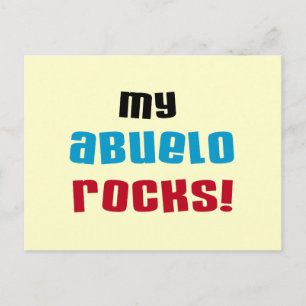 Meine Abuelo Rocks T - Shirt und Geschenke Postkarte