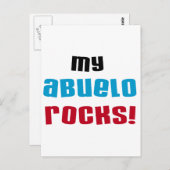 Meine Abuelo Rocks T - Shirt und Geschenke Postkarte (Vorne/Hinten)