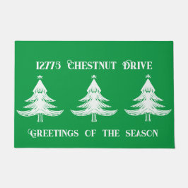 Meine Adresse zu Weihnachten Fußmatte