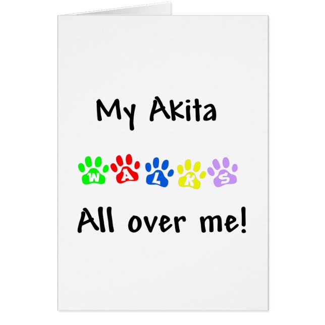 Meine Akita geht durch mich (Vorne)