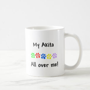 Meine Akita geht durch mich Kaffeetasse