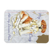 Meine Akita hat meinen Lektionsplan gelesen Magnet (Horizontal)