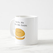Meine "Alles-Bagel-Kaffee-Tasse" Kaffeetasse (Vorderseite Links)