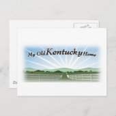 Meine alte Kentucky Zuhause Postkarte (Vorne/Hinten)