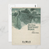 Meine alte Kentucky Zuhause Postkarte (Vorne/Hinten)