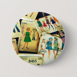 meine alten Nähmuster Button